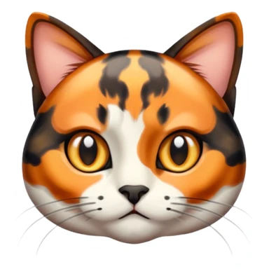tortoiseshell cat sticker