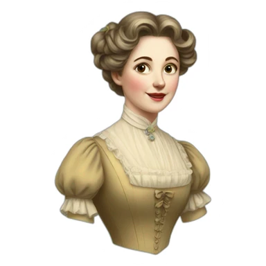 1900 Lady sticker