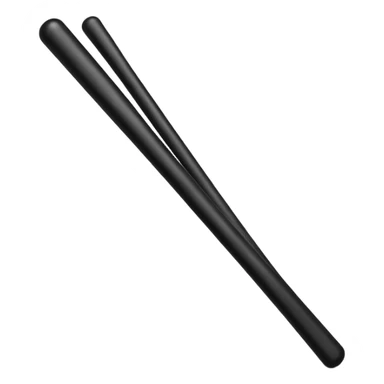 two police batons sticker