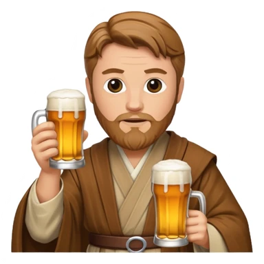 Obi-wan with a beer sticker