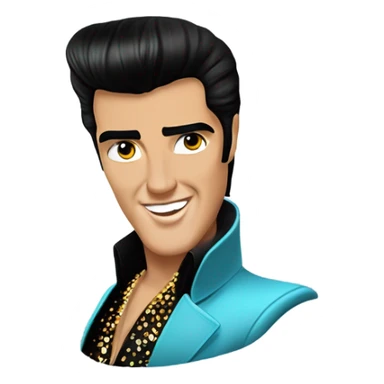 elvis presley sticker