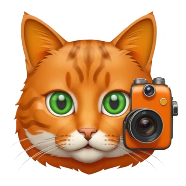 photographer cat sticker