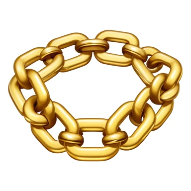 Big Golden Chain sticker
