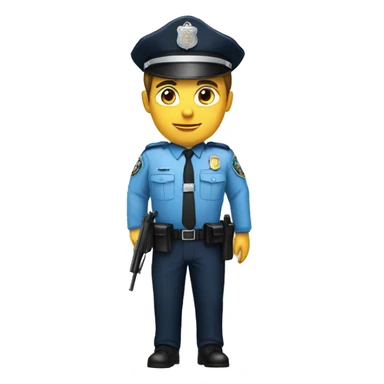 Un policier  sticker