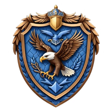 Hogwarts Ravenclaw crest Eagle sticker