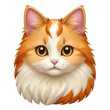 Cute Calico cat with Pinterest, creamy, soft vibe. sticker