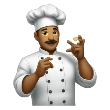 Chef kissing fingers sticker