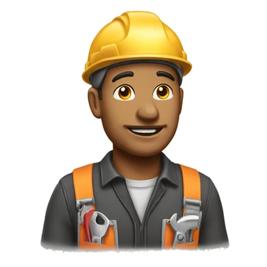 Repair man sticker