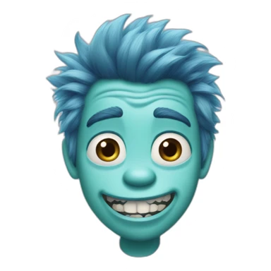 Sully from monsters inc sticker