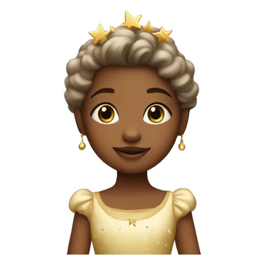 Little princess on stars sticker