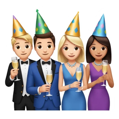 Cast members from tv show friends (Ross,Joey, chandler, Rachel, Monica, phoebe  sticker