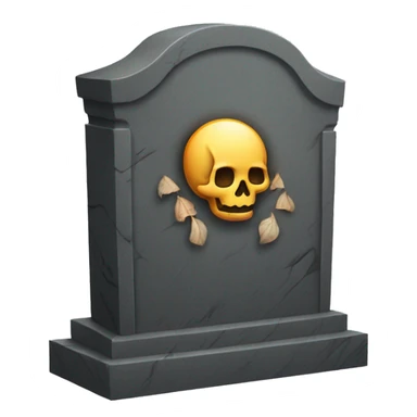 gravestone that says here lies SmokeDevil sticker