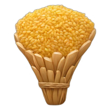 a handful of grains sticker