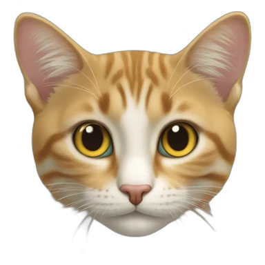 Un chat avec des pieds sticker