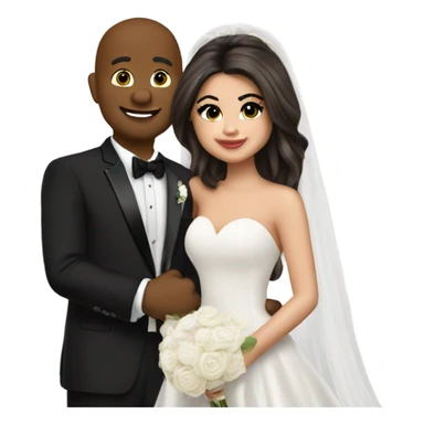Selena Gomez wedding sticker