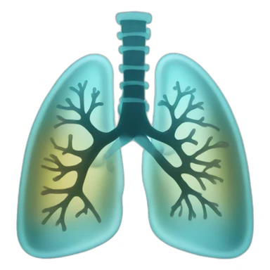 X Ray lungs sticker