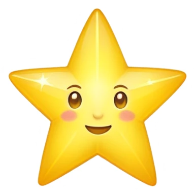 bright shining star sticker