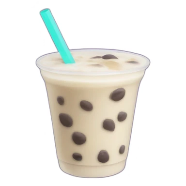Boba milk tea taro sticker