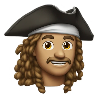 Pirate of carriban sticker