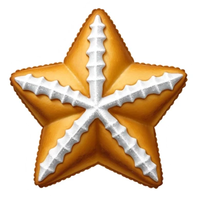 Christmas pandoro star sticker