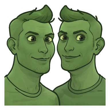 gay couple sticker