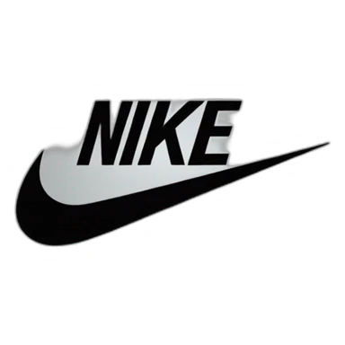 Nike logo black symbol sticker