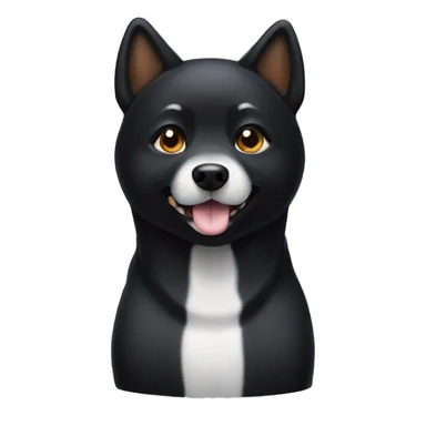 Black Shiba Inu  sticker