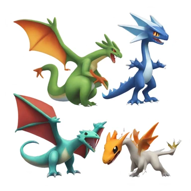  Latios-Silvally-Flygon-Charizard-Fakémon  sticker