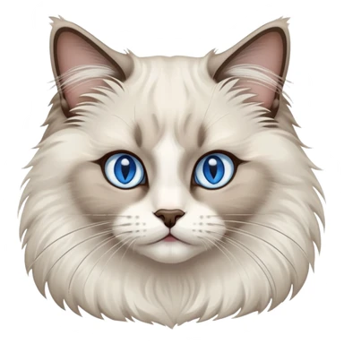 Rich ragdoll cat sticker