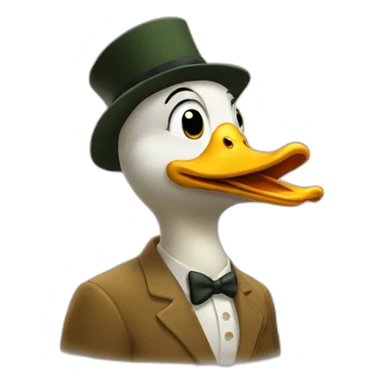 duck mind blowing sticker