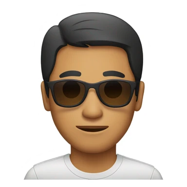 Filipino man with sunglasses  sticker