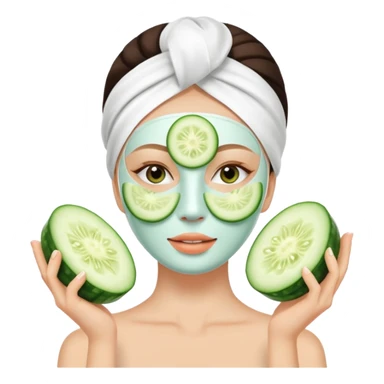 a skincare beauty mask pack for face sticker