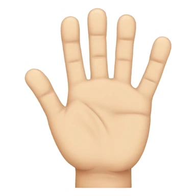 Hand with six fingers sticker