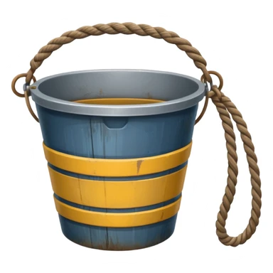 Bucket with Rope sticker