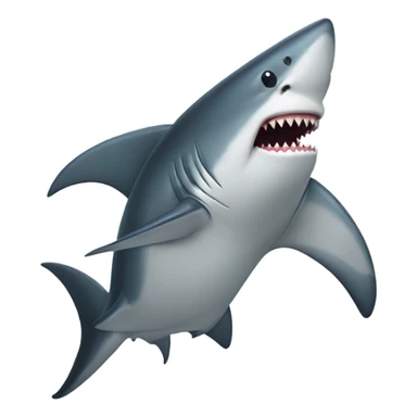 Shark with fin that’s a knife  sticker