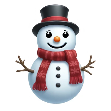 cute aesthetic snowman sticker