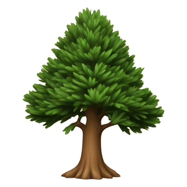  emoji of the exact cedar tree that is on the lebanese flag in black sticker