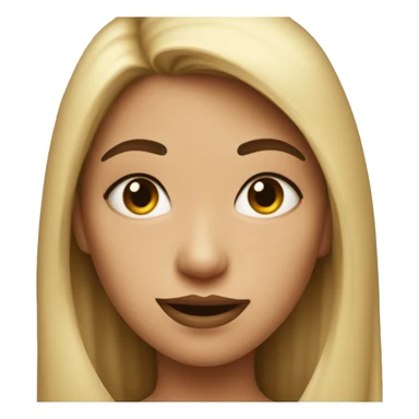 Batman face girl sticker