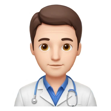 male pharmacist portrait, head and shoulders only, wearing a pharmacy apron, friendly expression, medicine shelves visible in background, retail pharmacy vibe, 3D cartoon, mobile game icon style, no text, no watermark
 sticker