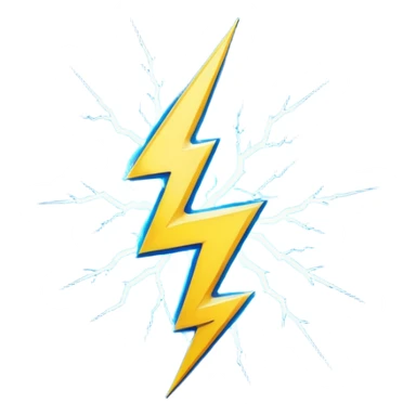 voltage electricity lightning bolt sticker