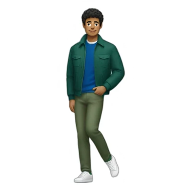 Latin Guy with Lacoste sticker