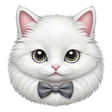 cute cat with a bow tie sticker