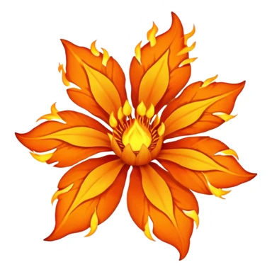 flame flower War sticker
