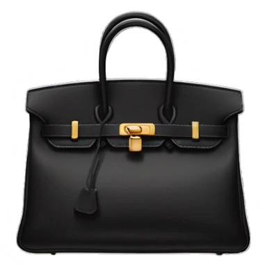 birkin bag in black sticker