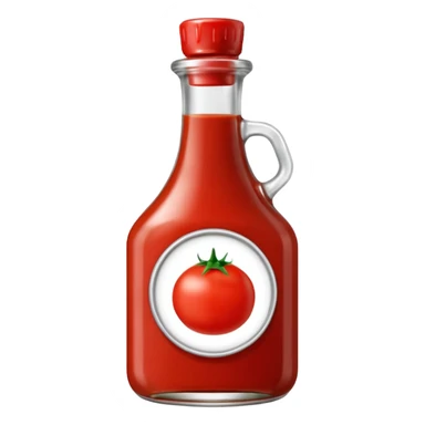 sauce bottle  sticker