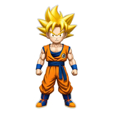 Goku super sayan sticker
