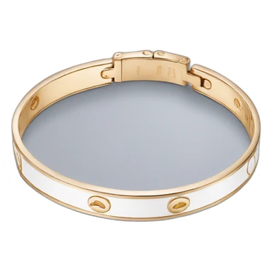 cartier love bracelet Gold white sticker