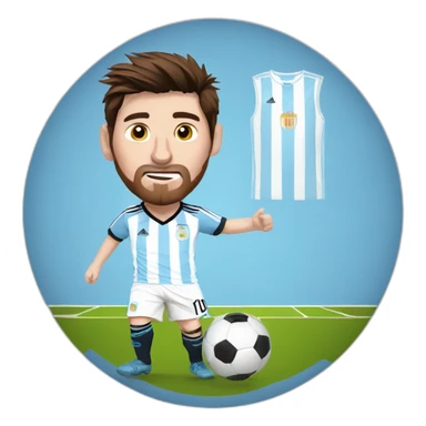 messi-argentina sticker