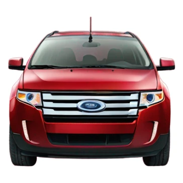 Ford edge red 2010 sticker
