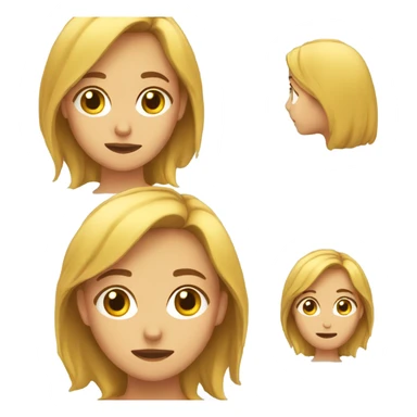 Una chica durmiendo  sticker